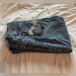 Low rise cowgirl up jeans